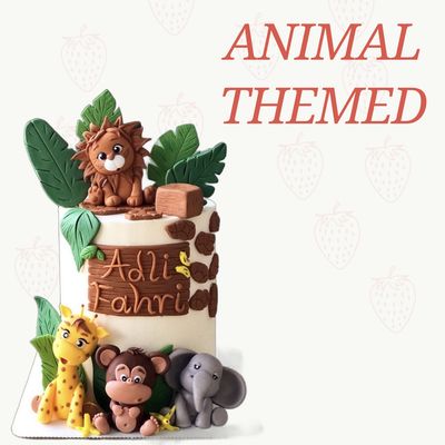 Animal Themed Cake