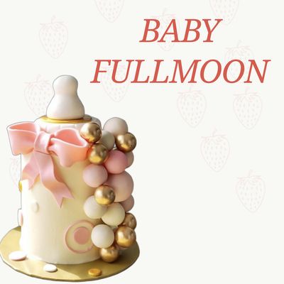 Baby Fullmoon Cake