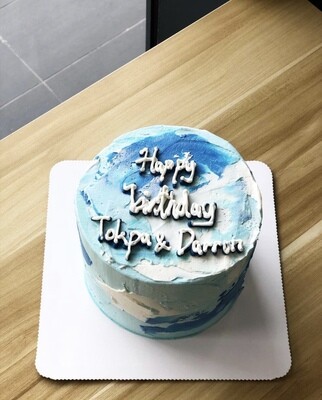 Korean Ins Minimalist Round Cake 2