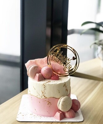 Pink Lady Chocolate Deco Cake