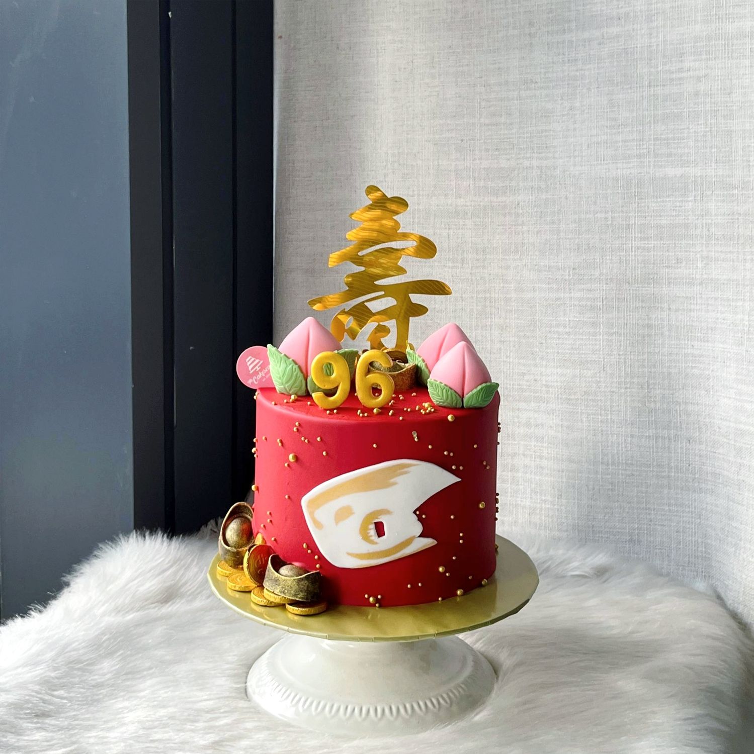 Chinese Shou Longevity Prosperity Cake 1