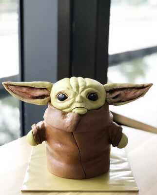 Star Wars Baby Yoda 3D Cake 1 Star Wars Baby Yoda 3D Cake 1