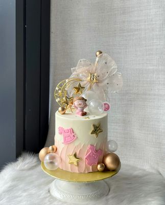 Baby Fullmoon 12 Cake (included Transparent Box)