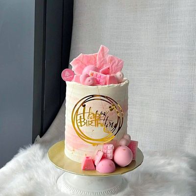 Pink Lady Chocolate Deco Cake 2
