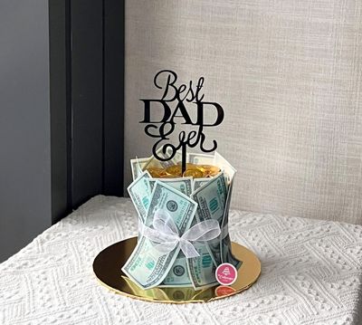 Fathers’ Day - Dad / Father / Man King Boss Cake 13 Money Cake