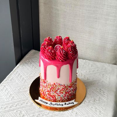 Fuschia Pink Cake Fuschia Pink Cake
