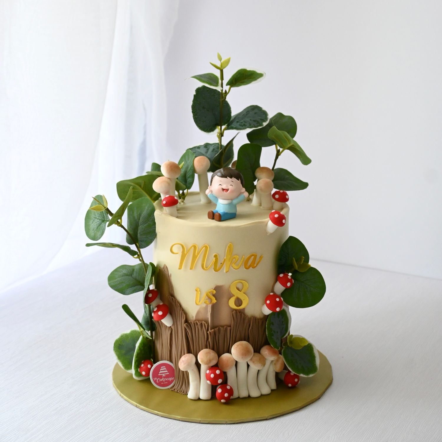 Forest and Mushroom Cake