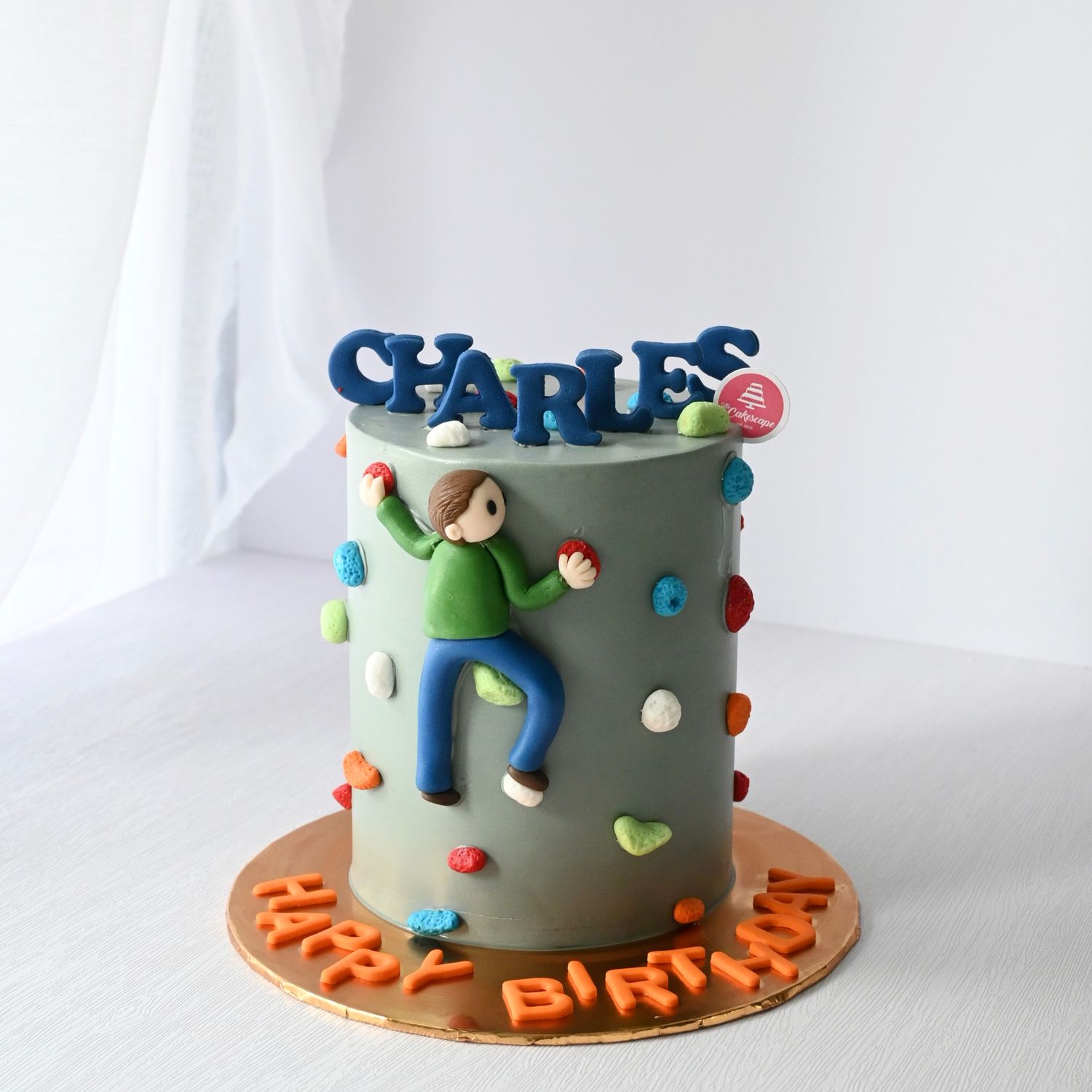 Rock Climbing Cake
