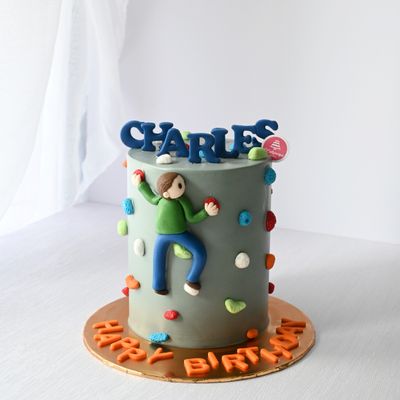 Rock Climbing Cake