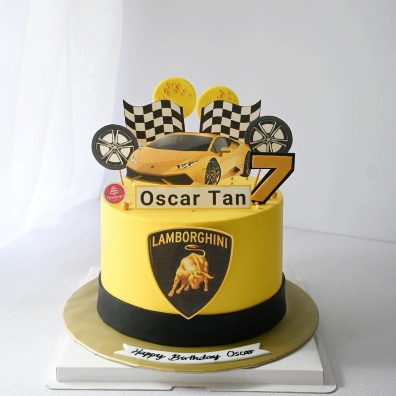 Car Cake - Lamborghini Cake Car Cake - Lamborghini Cake