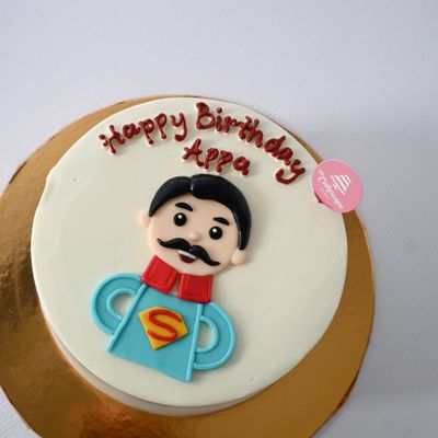 Superhero Dad Cake