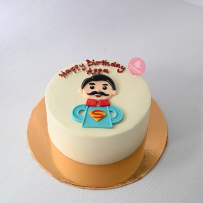 Superhero Dad Cake