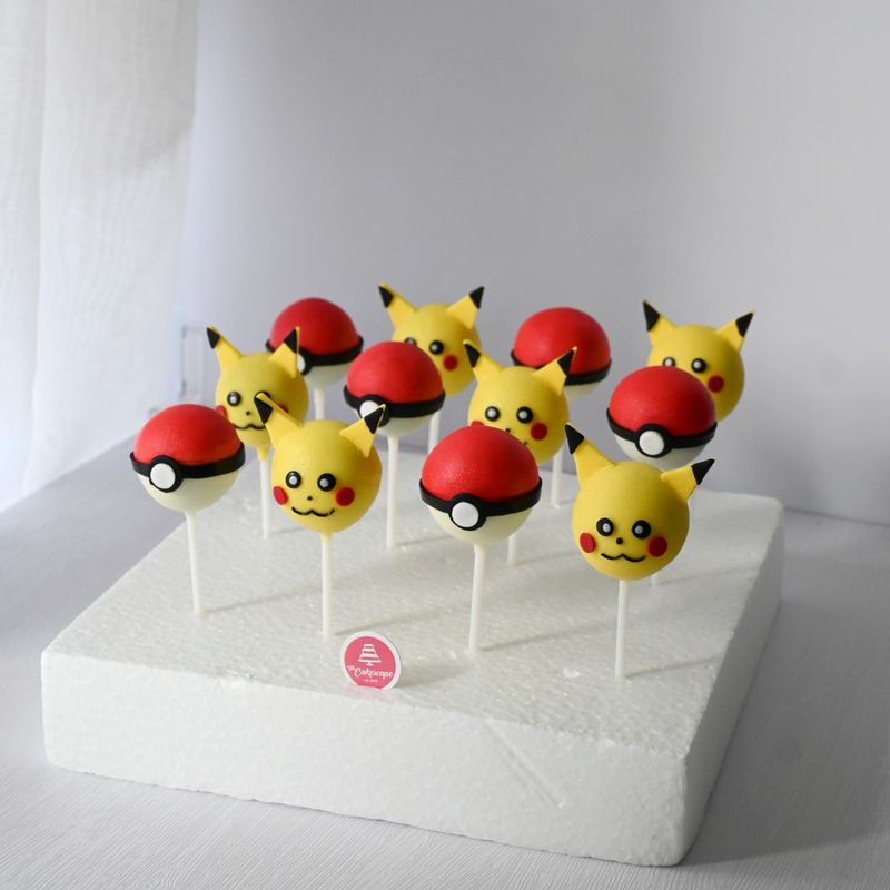 Pokemon Pikachu Cake Pop