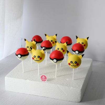 Pokemon Pikachu Cake Pop