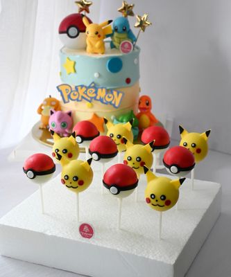 Pokemon Pikachu Cake Pop
