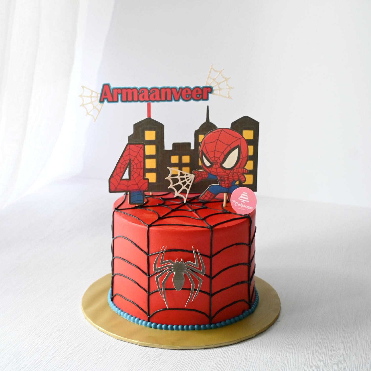 Marvel Avengers Superhero Cake 24 Spiderman