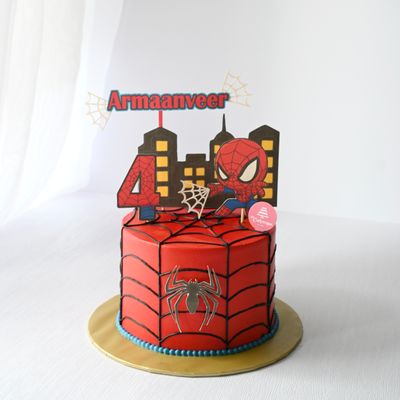 Marvel Avengers Superhero Cake 24 Spiderman