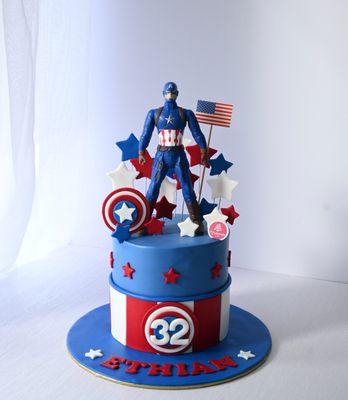 Marvel Avengers Superhero Cake 25 Captain America Marvel Avengers Superhero Cake 25 Captain America