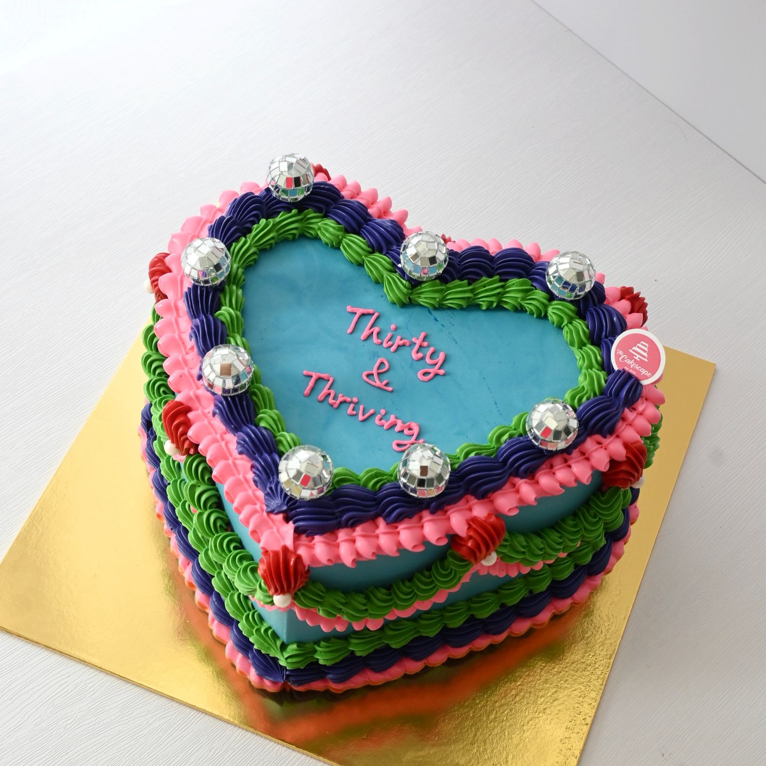 Colourful Vintage Cake Colourful Vintage Cake