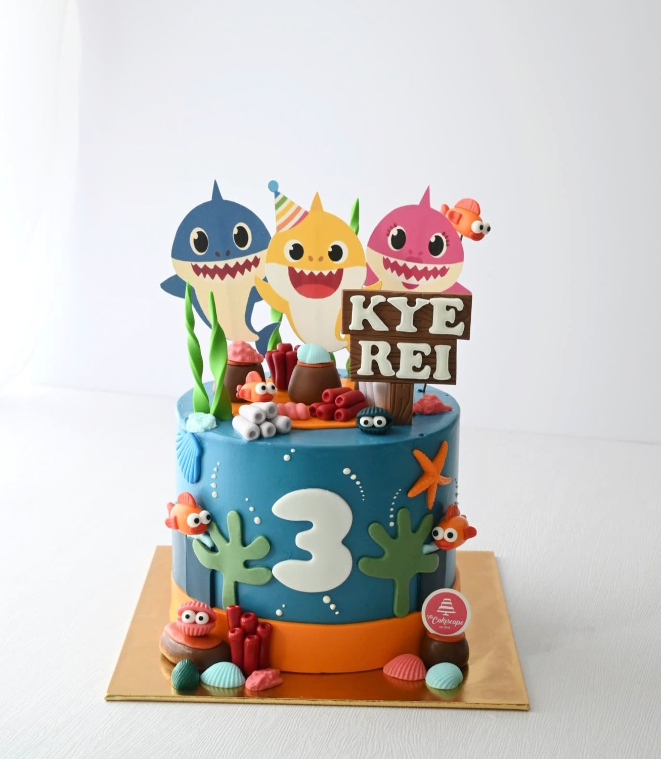Baby Shark Cake 7 Baby Shark Cake 7
