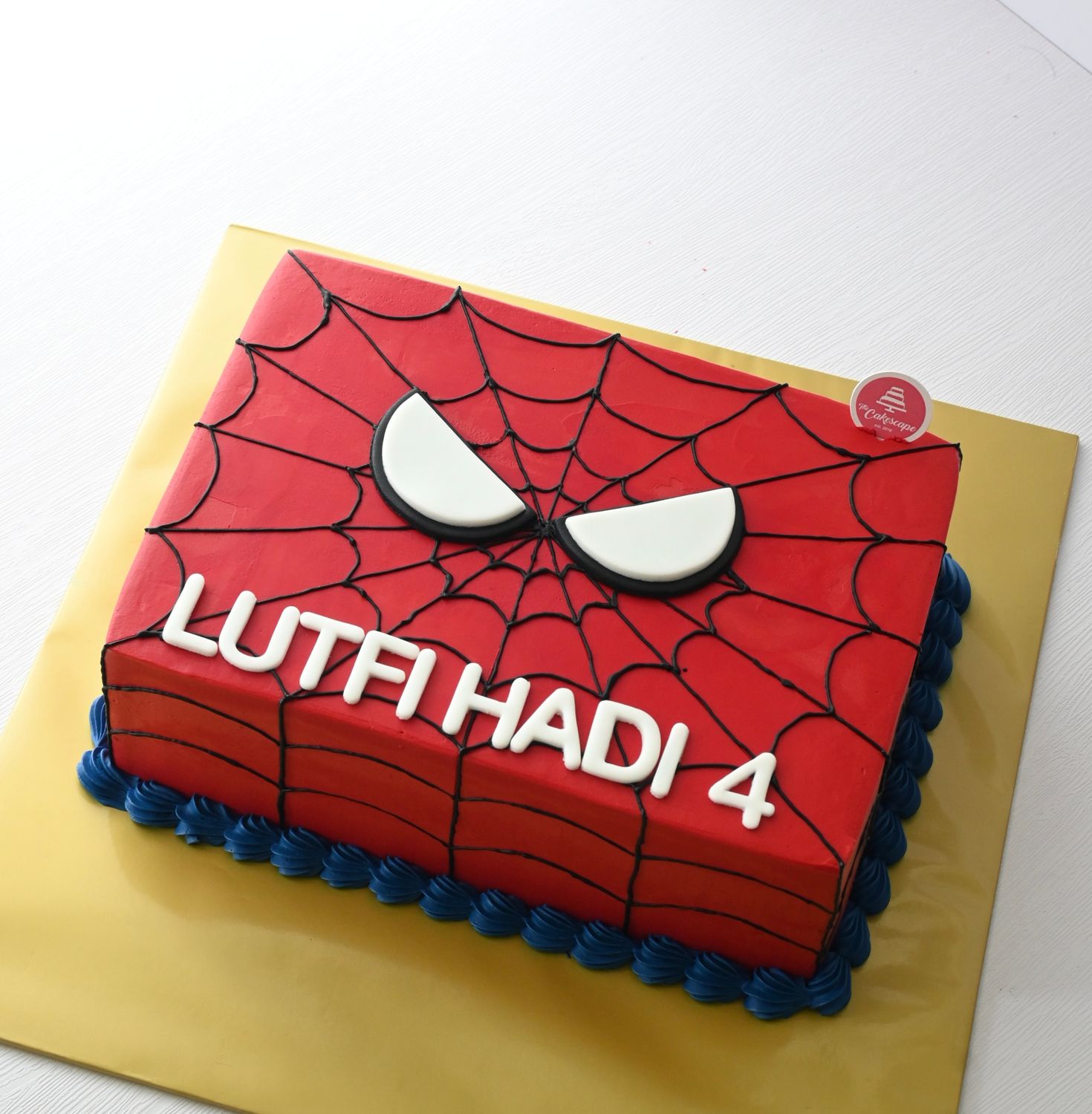Spiderman Rectangular Cake Spiderman Rectangular Cake