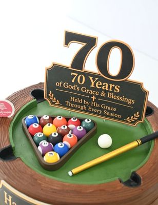 Table Pool / Snooker Cake 3