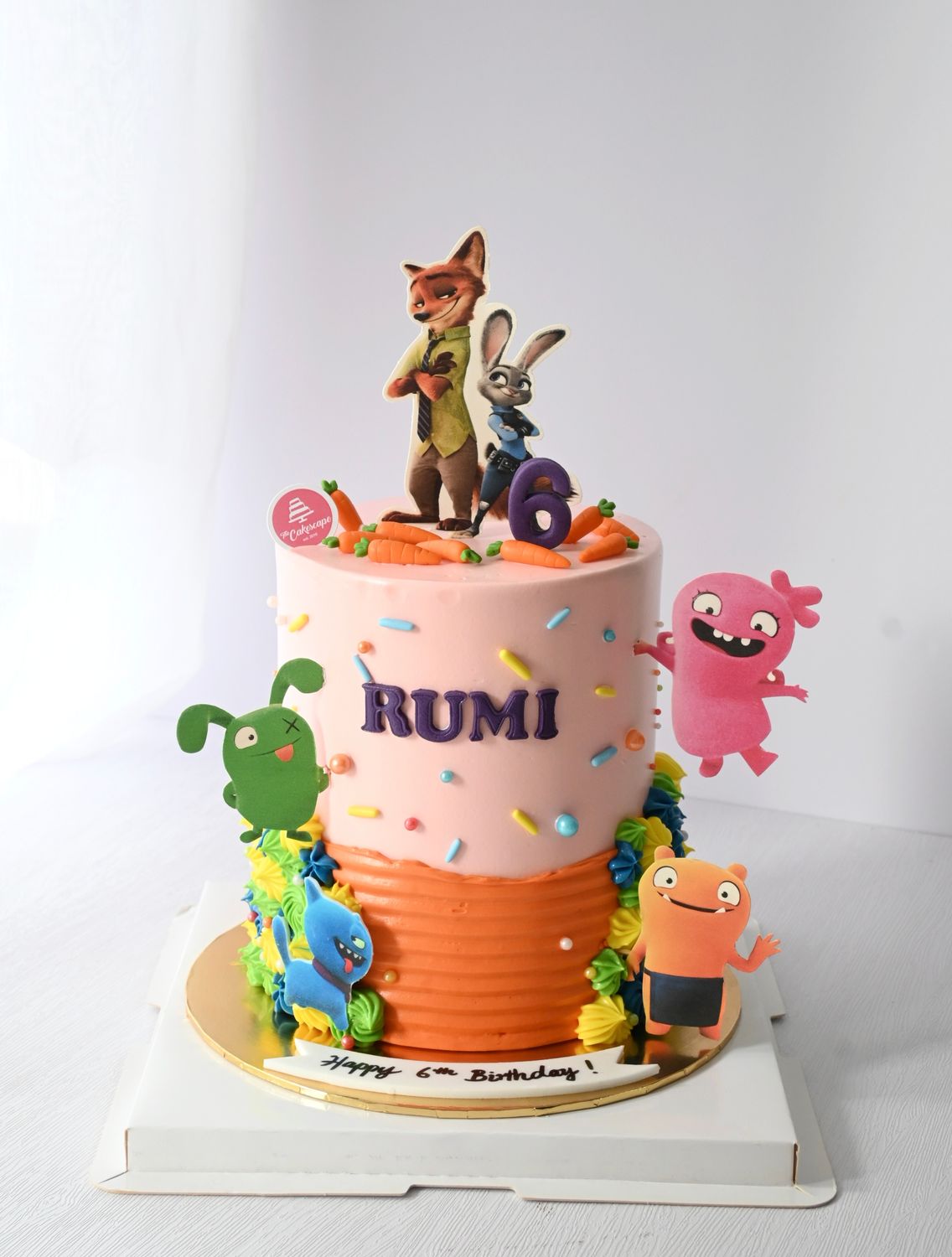 Ugly doll x Zootopia Cake Ugly doll x Zootopia Cake