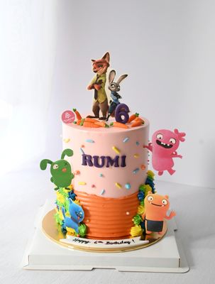 Ugly doll x Zootopia Cake Ugly doll x Zootopia Cake