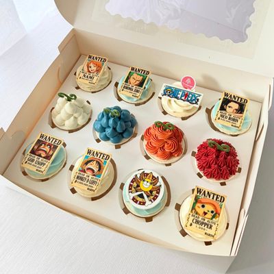 One Piece Cupcakes