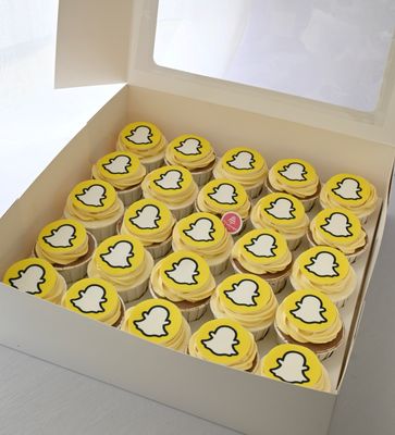 Snapchat Cupcakes Snapchat Cupcakes