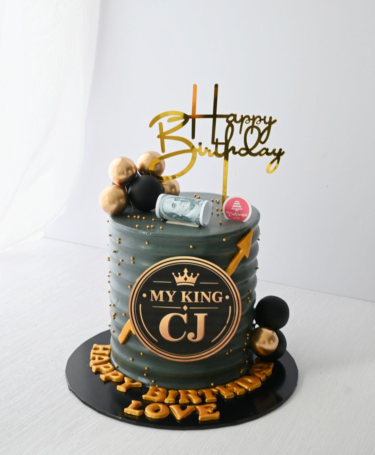 Black Gold Money Trading Cake