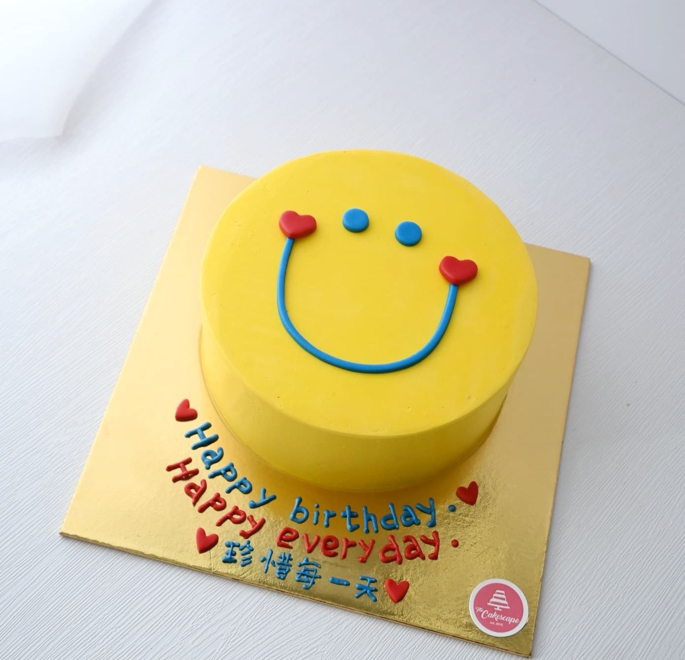 Smiley Face Cake