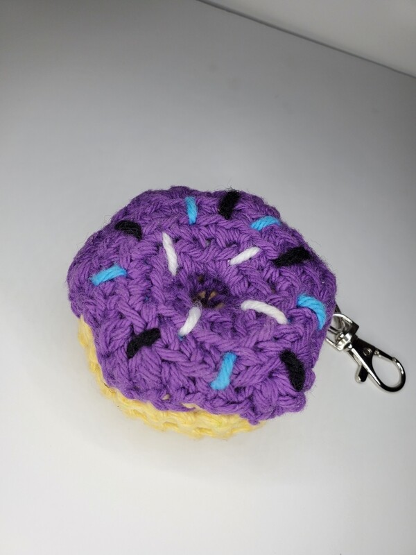 Frosted Donut KeyChains