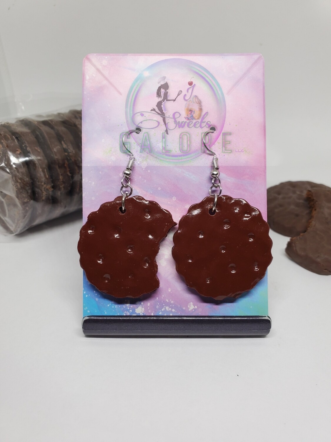 Thin Mint Earrings