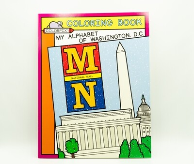 ABC's of Washington DC, Coloring Book