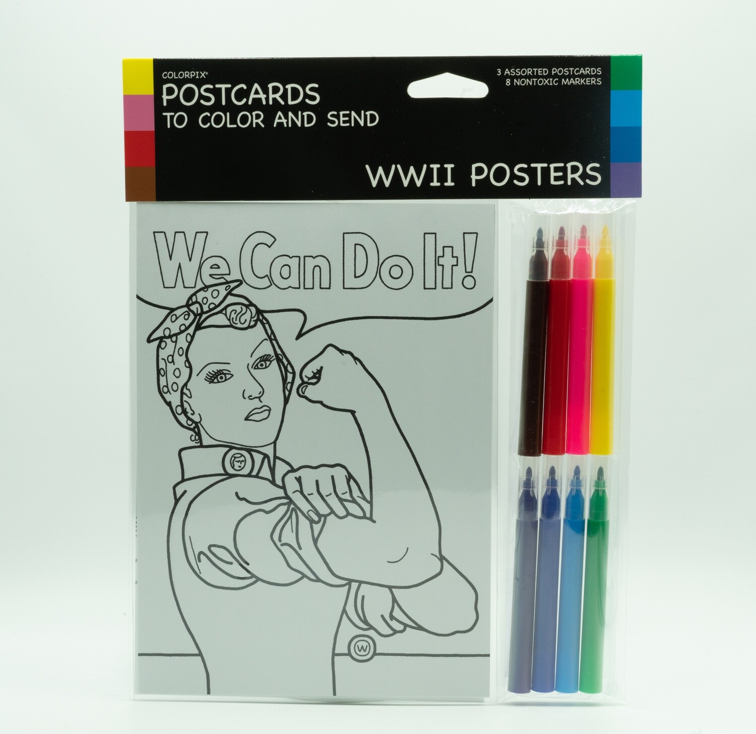 Postcards of WWII With Markers