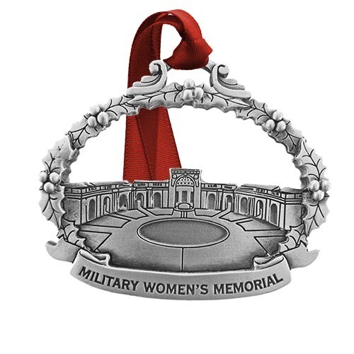 Military Women's Memorial Pewter Ornament
