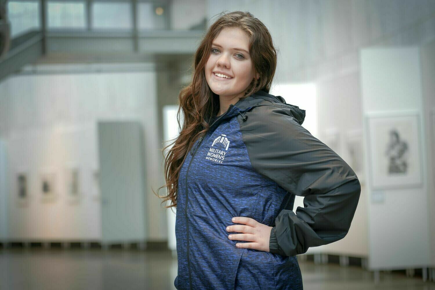 Women's BK/BL Wind Jacket - 3XL