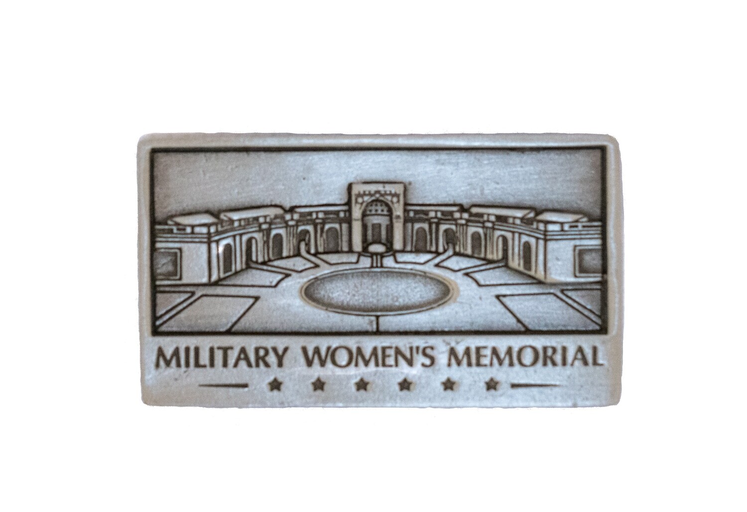 Military Women's Memorial Pewter Magnet