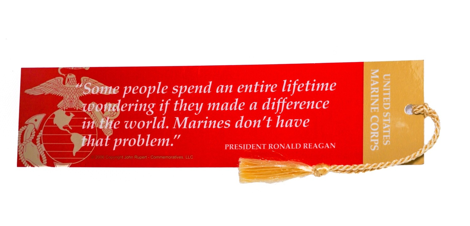 USMC 'Some People' Bookmark 