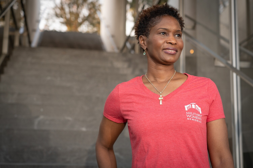 Women's Red V Neck T-Shirt 3XL