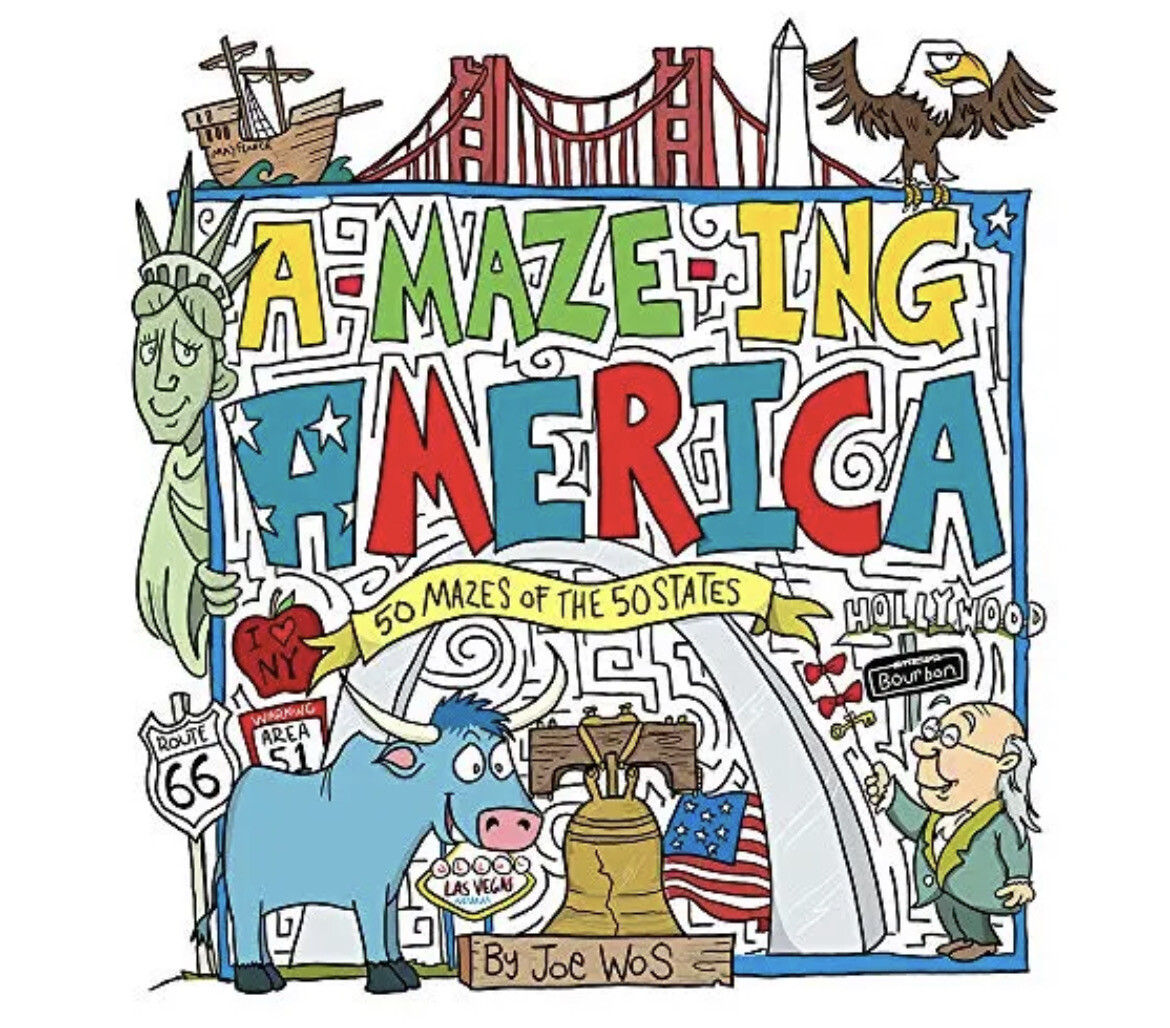 A-Maze_ing America: 50 Mazes of the States by Joe Wos