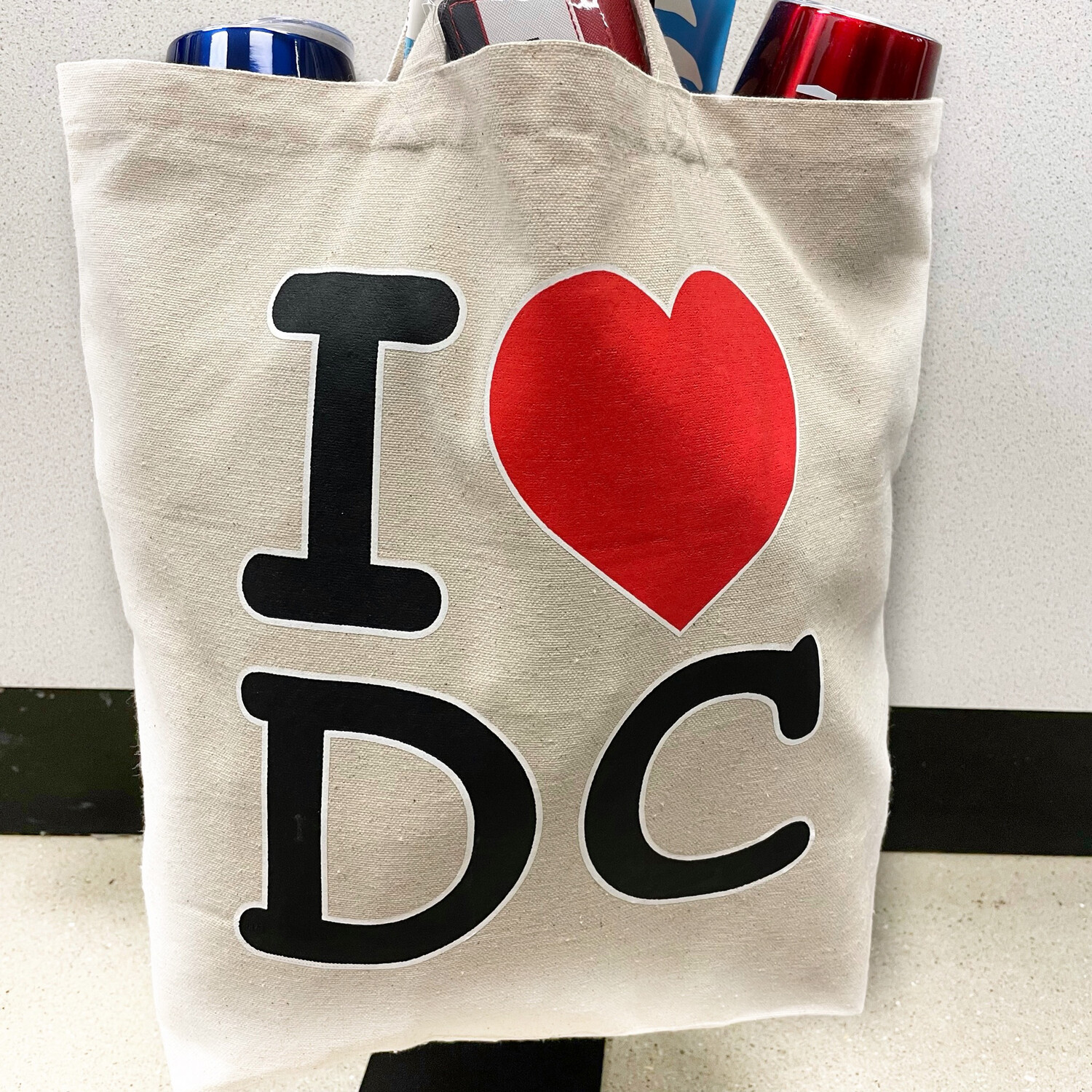 I Love DC Tote Bag