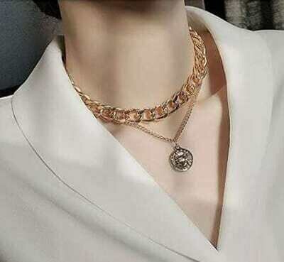 Choker necklace, 18K Gold
