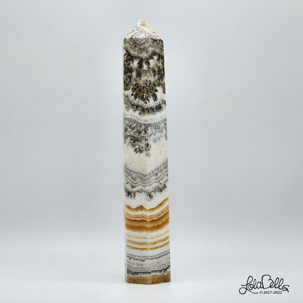 1000 Layer Black-Banded Calicite Tower