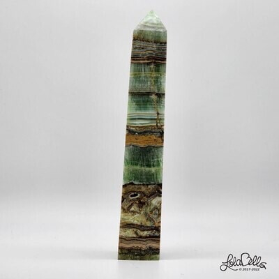 Pistachio Calcite Tower