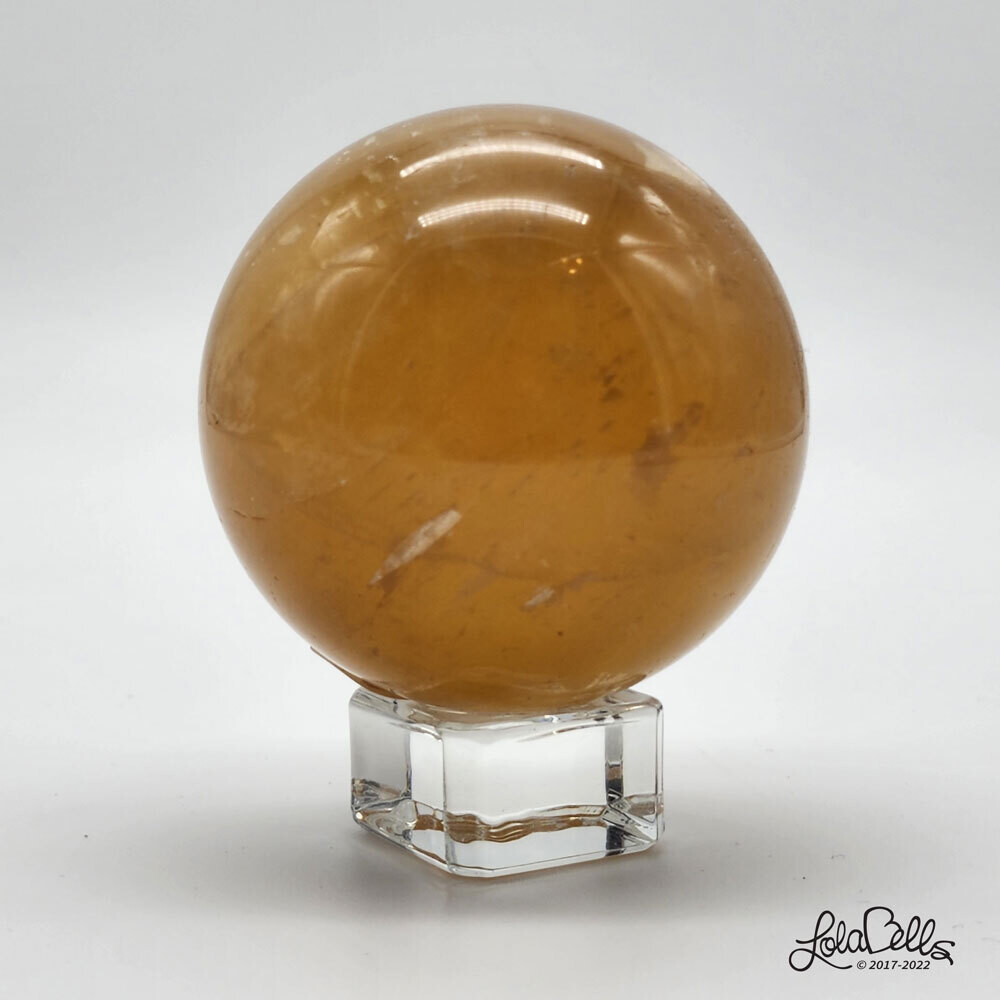 Icelandic Spar / Viking Sunstone / Honey Calcite Sphere
