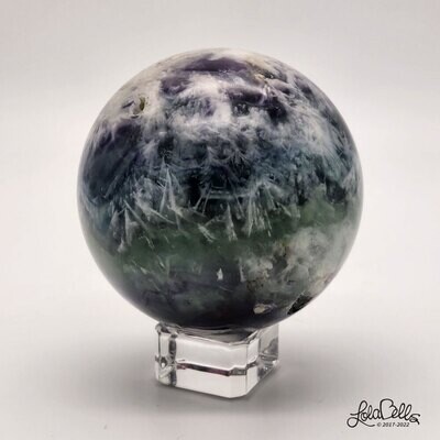 Snowflake Fluorite Sphere