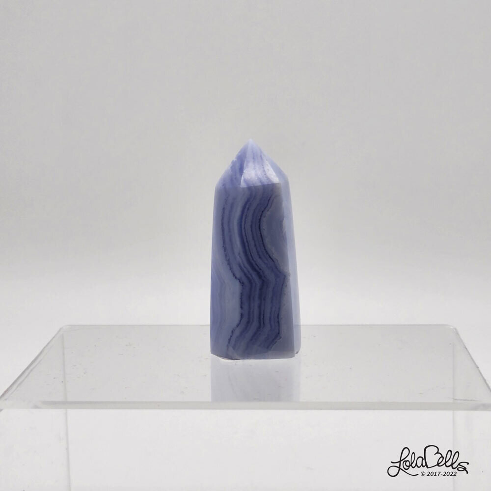 Blue Lace Agate Tower