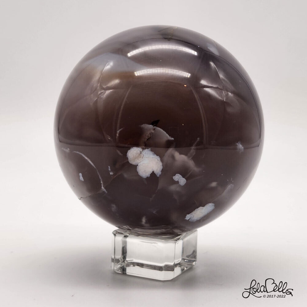Flower Agate Sphere